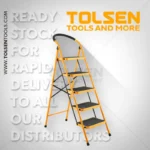 TOLSEN 5 STEP STEEL LADDER 150 KGS/ 5 STEPS - Image 2