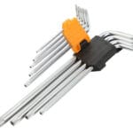 TOLSEN 9PCS TORX EXTRA LONG ARM HEX KEY SET