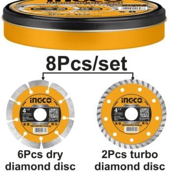 INGCO Diamond discs set(8 Pcs/set)