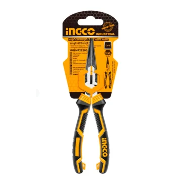 INGCO High leverage long nose pliers8"/200mm