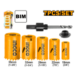 INGCO Bi-metal hole saw set 7 PCS