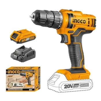 INGCO  Lithium-ion cordless drill 20V