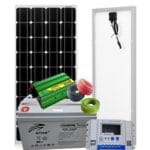 200w solar powered  full kit
