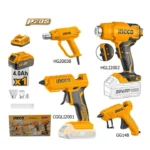 INGCO Heat gun and glue gun combo kit 20V