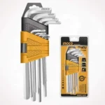 INGCO "9pcs hex key set Material：Cr-V