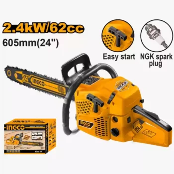 INGCO Gasoline chain saw 62cc