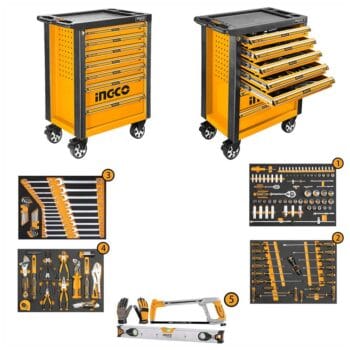 INGCO 162 Pcs tool chest set