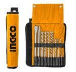 INGCO 10 Pcs hammer drill bits and chisels set - Image 2