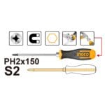 INGCO Phillips go-through screwdriver