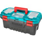 TOTAL 14" Plastic tool box