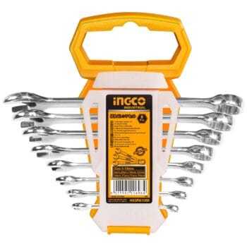 INGCO 8pcs combination spanner set Size:6-19