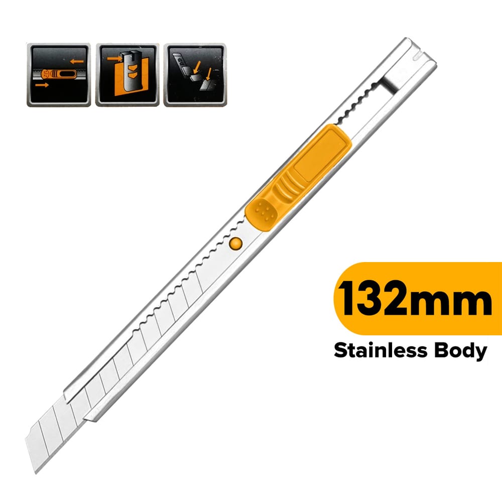 7337df41a246f37bd0a9296c38161559 INGCO HKNS1806 Snap-off blade knife - Image 1