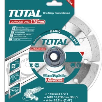 TOTAL Dry diamond disc 180(7")X22mm