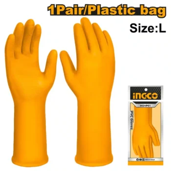 INGCO PVC gloves HGVP01 Size: L   32cm