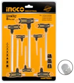 INGCO 8 Pcs T-handle hex wrench set - Image 2