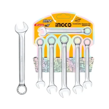 INGCO 6 Pcs combination spanner set Size:8-17mm