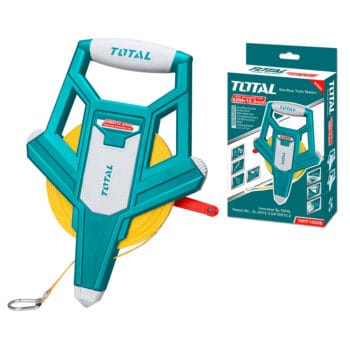 TOTAL Fibreglass measuring tape 50M