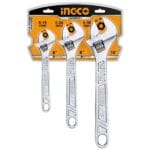 INGCO 3 Pcs Adjustable wrench set