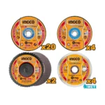 INGCO Cutting and grinding disc set