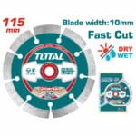 TOTAL Dry diamond disc 115(4-1/2")X22mm