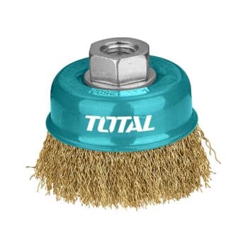 TOTAL Wire cup brush Dia: 75mm, 3"