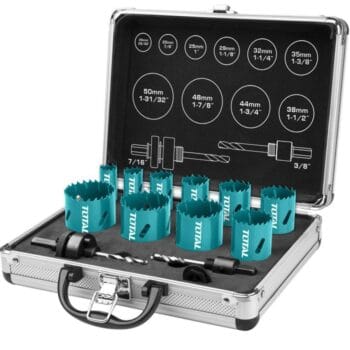 TOTAL Bi-metal Hole saw set