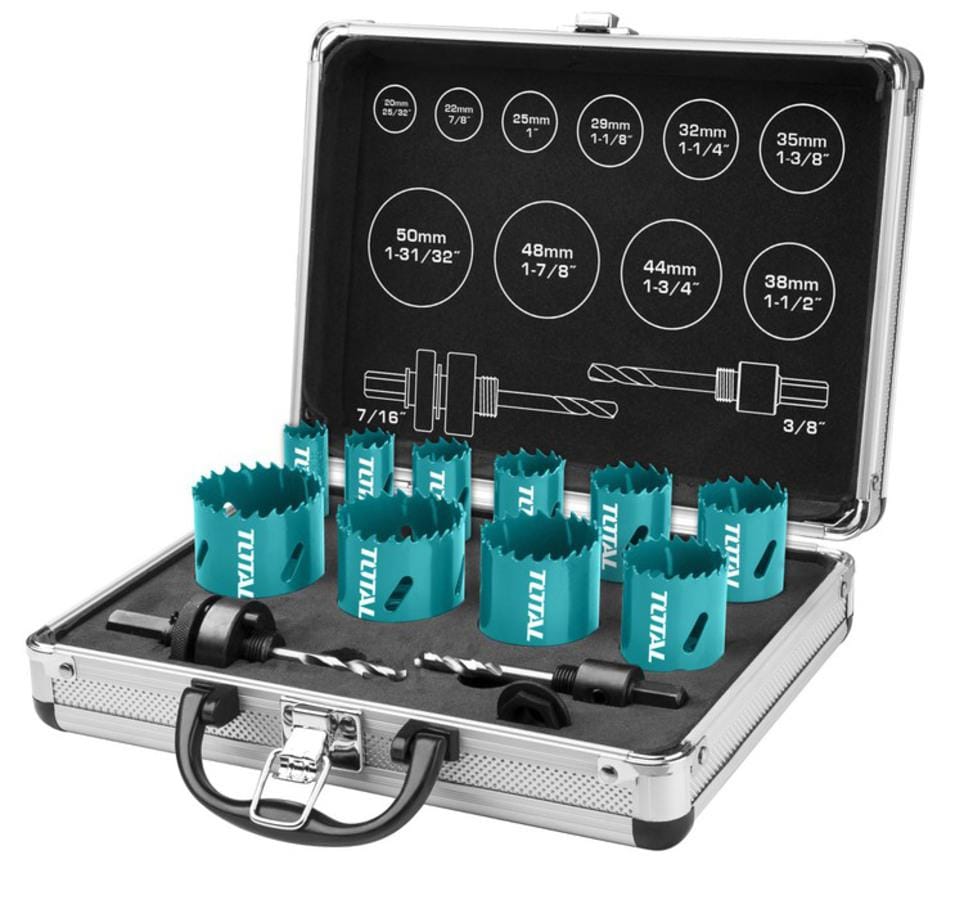 TACSH1121 TOTAL Bi-metal Hole saw set - Image 1