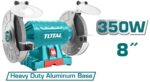 TOTAL TBG35020 Bench grinder 350W - Image 2