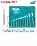 TOTAL 12pcs combination spanner set - Image 2