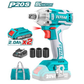 TOTAL Lithium-Ion impact wrench 20V