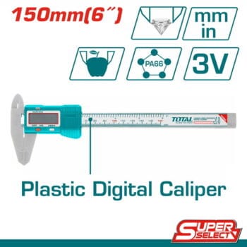 TOTAL Plastic digital caliper