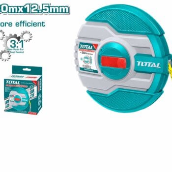 TOTAL Fibreglass measuring tape 30M