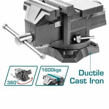 TOTAL THT6166 Bench vice  size：6"
