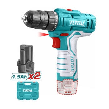 TOTAL Lithium-Ion cordless drill 12V