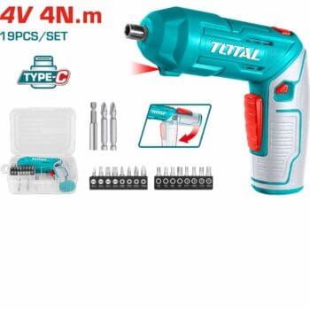 TOTAL Lithium-Ion cordless screwdriver 4V