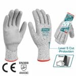 TOTAL TSP11102 Knitted & PVC dots gloves