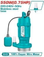TOTAL  Submersible pump 550W(0.75HP)