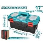 TOTAL 17" Plastic tool box