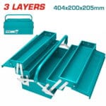 TOTAL Tool box Size:404*200*205mm 3 Layers