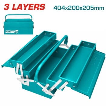 TOTAL Tool box Size:404*200*205mm 3 Layers