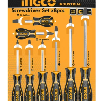 INGCO 8 Pcs screwdriver set