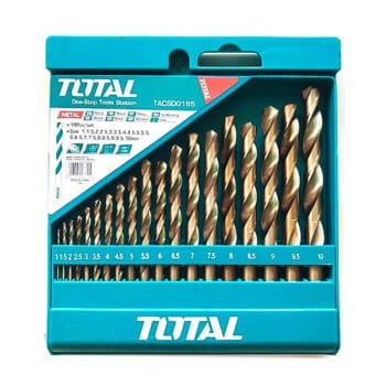 TOTAL HSS twist drill bits set