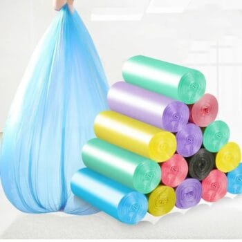 Assorted colours trash/garbage  bags