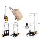 Foldable Hand Trolley 90KGS .