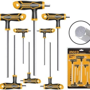 INGCO 8 Pcs T-handle hex wrench set