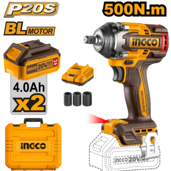 INGCO Lithium-Ion impact wrench 20V