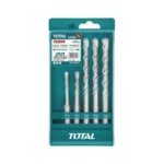 TOTAL 5 PCS SDS PLUS drills set Size - Image 2