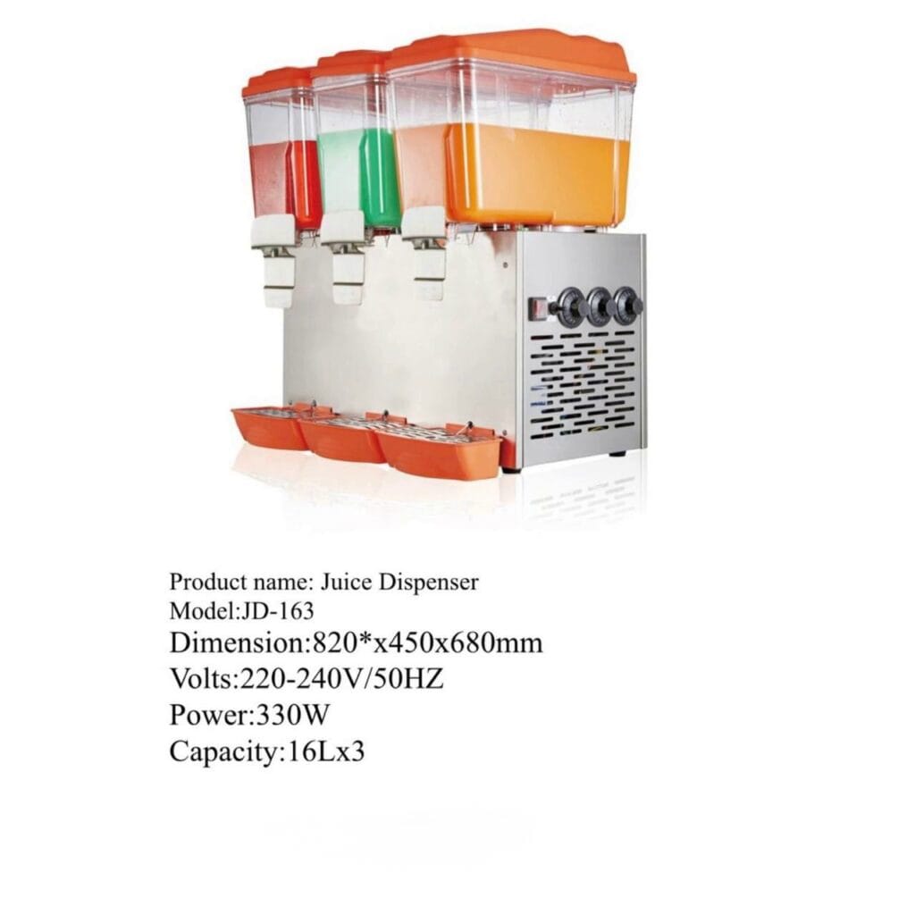 PREMIER JUICE DISPENSER 330W 16L *3 VOH SUPPLIERS