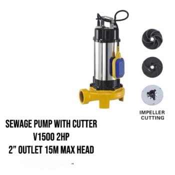 SEWAGE PUMP WITH CUTTER V1500