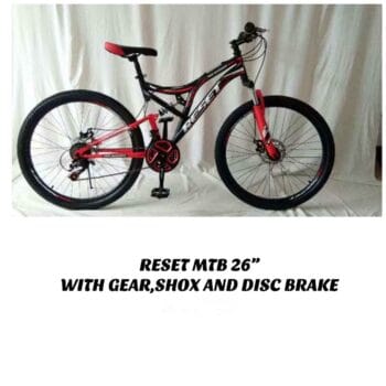 RESET BIKE MTB 26"WITH GEAR,SHOX AND DISC BRAKE